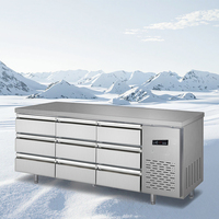 Réfrigérateur congélateur à double couche de mousse microporeuse à air comprimé, contrôle intelligent de la température, refroidissement par air, 2 portes pour utilisation en restauration