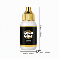 Colle pour perruque invisible 38 ml, résistante à l'eau, forte tenue, pour perruques Lace Frontal, toupets et postiches, qualité professionnelle pour salon