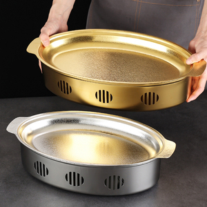 <span class=keywords><strong>Barbecue</strong></span> au <span class=keywords><strong>charbon</strong></span> de bois moderne en acier inoxydable avec dispositif de sécurité anti-flamme, design portable pour usage commercial en restaurant, isolation sans fumée - Product Image 5