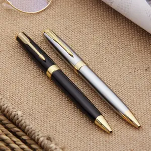 Luxury Engraving Metal Parker Pen With Elegant Customized Custom Logo Ink Gift And Supplier Ball Point Ballpoint Pen