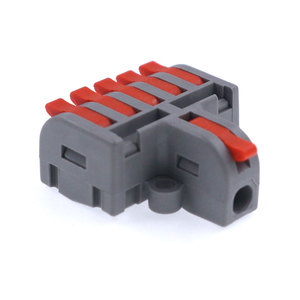 Bloque de terminales de palanca de 4 vías de conexión rápida, conector de cable de inserción de 32 A para tiras LED de 12 V y 24 V y cableado automotriz - Product Image 5