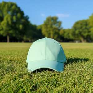 Cappellino da Baseball Verde Menta Tinta Unita Regolabile Unisex per Uso Esterno - Product Image 2