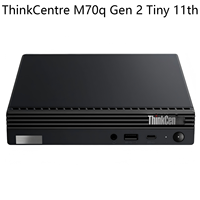 Mini-ordinateur de bureau ThinkCentre M70q Gen 2 Barebone, 11e génération, propre, sans rayures, grade A, testé et fonctionnel