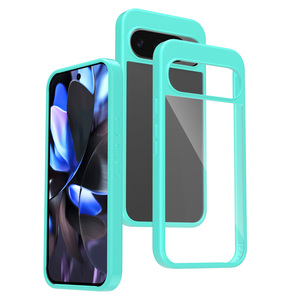 Sang trọng chống sốc <span class=keywords><strong>TPU</strong></span> trong suốt điện thoại di động Trường hợp đối với Google Pixel 9 10 Pro XL không thấm nước rõ ràng bao gồm bảo vệ màn hình - Product Image 6