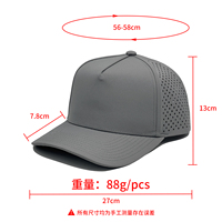 Casquette de baseball unisexe imperméable à 5 panneaux de haute qualité, style trucker, pour le sport et le golf, avec logo personnalisé