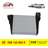 SENP 95B 145 803 E Intercooler Charge Air Cooler Cocok untuk Porsche Macan 95B.2 Turbo Suku Cadang Sistem Pendingin