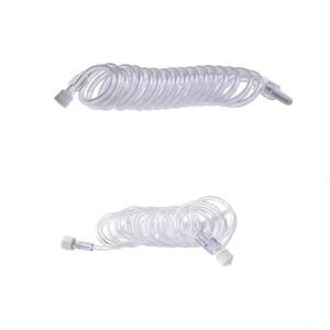 Tube de raccordement <span class=keywords><strong>CT</strong></span> enroulé basse pression 350 PSI avec connecteur en Y, tube d'extension pour injection d'<span class=keywords><strong>angiographie</strong></span> et IRM - Product Image 1