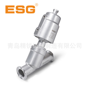 ESG Stainless Steel Angle Valve DN15-40mm 3-6bar Steam Tri-Clamp Connection - Product Image 5