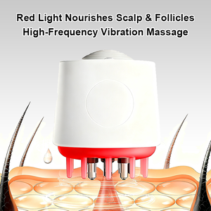 Custom Logo Hair Scalp Oil Applicator Portable Silicone Cap Scalp Massage Tool for Hair Care - Product Image 6