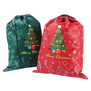 Bolsa de Almacenamiento de Tela No Tejida con Cordón, de Gran Capacidad, para Regalos de Navidad y Juguetes - Product Image 2