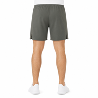 Shorts de sport pour hommes à séchage rapide, respirants, légers, personnalisables OEM, avec taille élastique, poches latérales et ourlet fendu, pour la course à pied