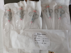 Aiguilles de biopsie semi-automatiques Med 18G pour biopsie pleurale, pulmonaire, prostatique, mammaire, hépatique, rénale, type <span class=keywords><strong>Tru</strong></span>-<span class=keywords><strong>Cut</strong></span>, pistolet de biopsie vétérinaire - Product Image 3