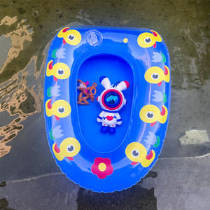 Nouveau <span class=keywords><strong>bain</strong></span> <span class=keywords><strong>de</strong></span> bébé Kayak gonflable et bateau en PVC Mini <span class=keywords><strong>anneau</strong></span> <span class=keywords><strong>de</strong></span> natation en plastique Jouets aquatiques pour enfants en gros - Product Image 2