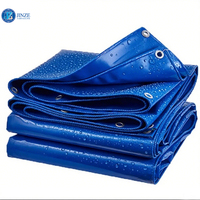 Bâche en PVC enduit imperméable bleu, robuste, 1000D 500D 600G 18oz 610GSM 630GSM 650GSM 700GSM, en rouleau