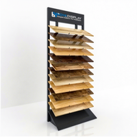 Échantillon de parquet en bois personnalisé 12 étages présentoir vertical pour carrelage de céramique, pierre, marbre, support simple