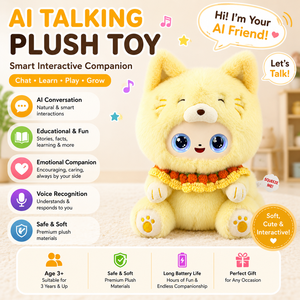 Robot de Compañía con IA para Soporte Emocional, Juguete de Peluche Interactivo Inteligente para Niños, Fusión Perfecta de Tecnología y Adorabilidad - Product Image 1