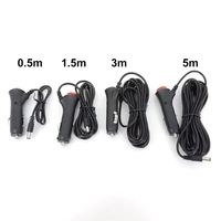 Adaptador de Coche 12V 24V, Cargador de Encendedor a Cable de Alimentación de 5.5mmx2.1mm con Interruptor para Monitor y Cámara