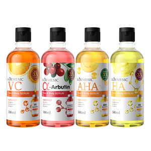 KORMESIC 500ml Suero Facial y Corporal Hidratante y Humectante al por Mayor, Etiqueta Privada, Antienvejecimiento, Blanqueador, con <span class=keywords><strong>AHA</strong></span>, <span class=keywords><strong>HA</strong></span>, VC y Arbutina - Product Image 1