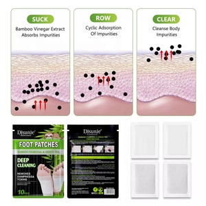 แผ่นแปะเท้าถ่านไม้ไผ่ชาเขียวเพื่อสุขภาพ ช่วยให้นอนหลับสบาย ขายดี - Product Image 5