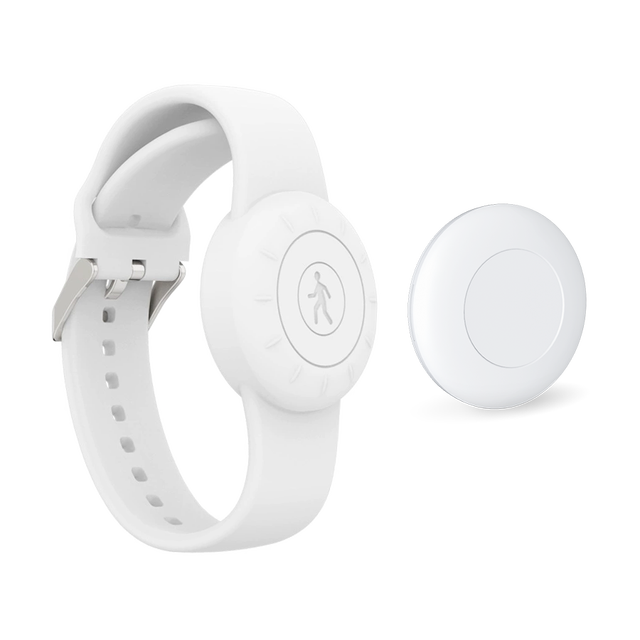 IoT Programmable Patients Tracking Bracelet IBeacon Ble Bracelet Bluetooth Beacon Medical Wristband for Hospital Healthcare