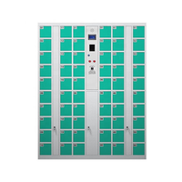 Casier de recharge de téléphone extérieur intelligent avec serrure électronique, armoire de rangement et station de recharge mobile
