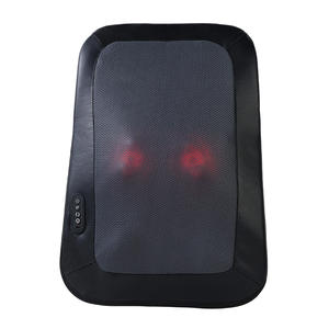 Masseur dorsal Shiatsu avec chaleur, massage par percussion, sans fil, pour soulager la douleur, massage des tissus profonds, pétrissage 4D - Product Image 1