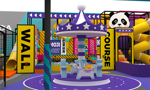 Qiaoqiao Centro de Entretenimiento Familiar de 1800 m², Equipamiento para Parques Infantiles, <span class=keywords><strong>Parque</strong></span> de Trampolines Comercial Grande, Diseño de <span class=keywords><strong>Parque</strong></span> de Trampolines Interior - Product Image 2