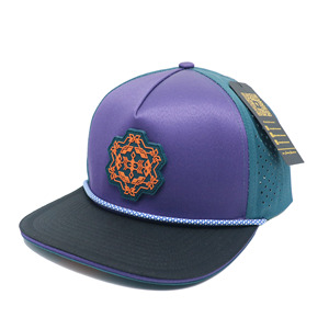 หมวกเบสบอล OEM 5 ชิ้น พร้อมแผ่นยางปักแบบกำหนดเอง โพลีเอสเตอร์ 100% สามสี น้ำเงิน ม่วง ดำ แฟชั่นสำหรับทุกเพศ - Product Image 2