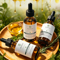 Perawatan Anti Rambut Rontok, Herbal Penumbuh & Menutrisi, Biotin, Minyak Rambut Label Pribadi untuk Pertumbuhan Rambut, Herbal Alami, Grosir