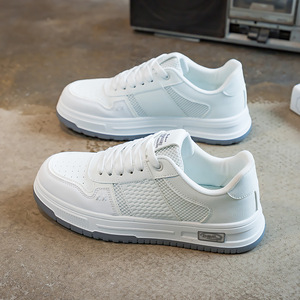 Chaussures Blanches pour Hommes 2026 Nouvelle Collection Été Légères Décontractées Respirantes Sportives en Maille à Lacets Tendance Meilleures Ventes - Product Image 5