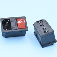 Connecteur d'adaptateur de chargeur industriel AC-01A avec prise de fusible de commutateur de prise femelle