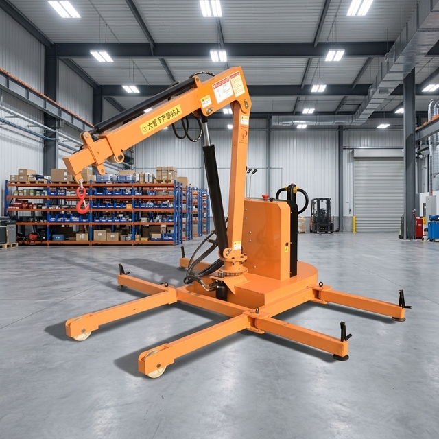 1500kg Small Telescopic Boom Crane Hydraulic Mobile Lift with Motor & Bearing From Crane Hometown