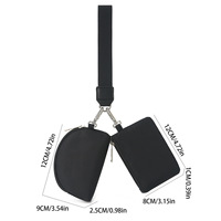 Mini Portefeuille en Nylon pour Femme, Porte-Monnaie à Dragonne, Porte-Cartes, Pochette pour Enfants, Sacs à Main et Portefeuilles pour Homme, Porte-Monnaie pour Femme