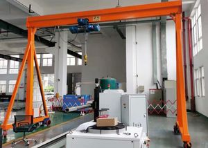 Best Selling 0.5ton-20ton Non-Rail Mobile Manual <b>Gantry</b> Portable <b>Crane</b> 25 Ton Rated Loading Workshops New Motor Included - Product Image 3