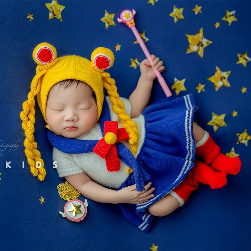 New theme newborn clothing full moon studio baby shooting clothes
