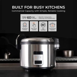 Keep Warm Automatic Commercial Electric Stainless Steel Rice Cooker <b>with</b> Three-dimensional Heating and Fast Cooking - Product Image 4