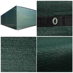 Malla de sombreo de punto por urdimbre 100% HDPE virgen, estabilizada contra rayos UV, verde oscuro, 80 g/m², con 40% y 80% de tasa de sombreo, corte para invernaderos y agricultura - Product Image 3