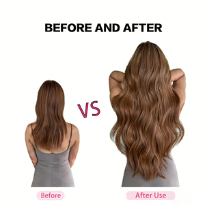 2 #   Extensiones de Cabello Remy Liso Sedoso con Clip, Sú<span class=keywords><strong>per</strong></span> Doble Trama, 100% Cabello Humano Virgen de Shandong, 50g por Paquete - Product Image 6