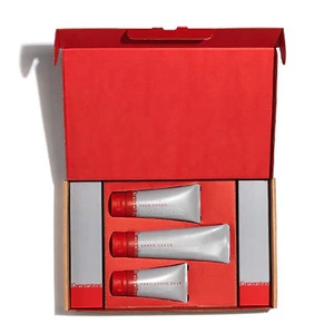 Boîte d'emballage d'impression polychrome pour hommes ensemble de soins de la peau kit d'huile de croissance de <span class=keywords><strong>barbe</strong></span> boîte cadeau cosmétique personnalisée avec insert - Product Image 1