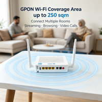 Módem de Fibra Óptica XPON ONU ONT F663NV3A Usado, 1GE+3FE+2.4G WiFi, Firmware en Inglés, Terminal de Red Óptica FTTH GPON EPON
