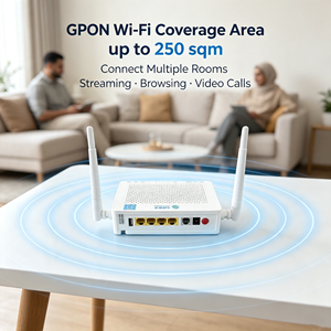 Módem de <span class=keywords><strong>Fibra</strong></span> Óptica XPON ONU ONT F663NV3A Usado, 1GE+3FE+2.4G WiFi, Firmware en Inglés, Terminal de Red Óptica FTTH GPON EPON - Product Image 4
