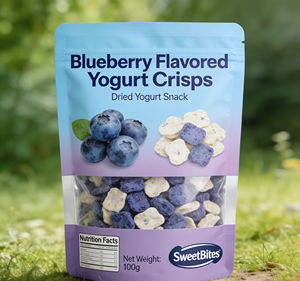 Offre Spéciale : Sachets Ziplock Personnalisables avec Votre Logo et Fenêtre Transparente, en Matériau <span class=keywords><strong>Alimentaire</strong></span>, Sachets en Aluminium pour Myrtilles, Yaourts et Croustilles - Product Image 2