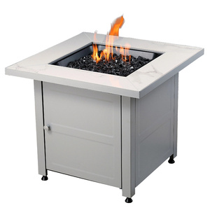 Mesa de <span class=keywords><strong>Chimenea</strong></span> Portátil de Gas, Estilo <span class=keywords><strong>Chimenea</strong></span>, Construcción de Hierro, Acabado con Recubrimiento en Polvo, Uso Interior/Exterior - Product Image 1