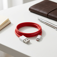 Câble USB A vers C en silicone avec gaine en nylon, flexible, charge rapide, synchronisation des données, pour téléphones mobiles Android et écouteurs