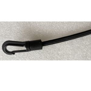Cuerda elástica de acero de 5mm y 40cm con gancho de remolque y clip de bloqueo para kayak, canoa, tabla de surf, uso en exteriores - Product Image 1