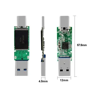 GITRA TYPE C3.0工場価格1Gb-128GbPcbボードCob Udp2.0/3.0フラッシュメモリUdpUsbフラッシュドライブチップケースなし"