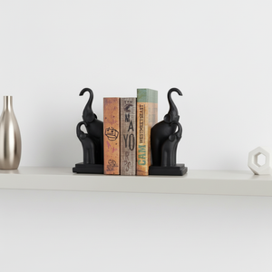 Customized Resin Craft <strong>3D</strong> Animal Elephant Nonskid <strong>Bookends</strong> for School Home Office Decor - Product Image 1