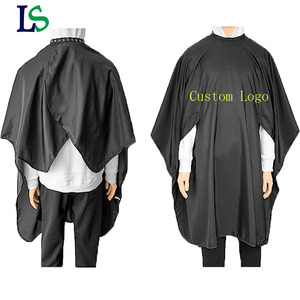 Capa de peluquero de gran oferta, capa de salón de corte de pelo con orificio para el brazo, logotipo personalizable, impermeable, profesional, gran peluquero, <span class=keywords><strong>peluquería</strong></span> - Product Image 2