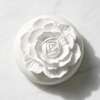 Coffret Cadeau de Luxe : Diffuseur d'Huiles Essentielles en Céramique, Bouteille en Porcelaine Faite Main, Fleur Parfumée, Pierre Aromatique, Parfum d'Ambiance pour la Maison