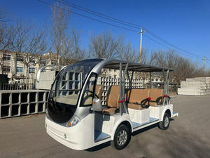 Voiture électrique de tourisme ouverte pour 11 passagers, autonomie de 50-60 milles, moteur 4000W, pour le transport en navette des centres de villégiature et des aéroports - Product Image 5